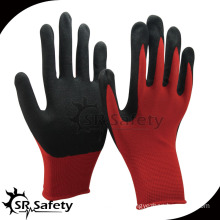 SRSAFETY Nitrile dipped non slip working glove